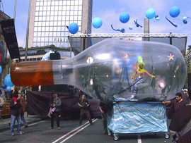 botella 7 m hinchable
