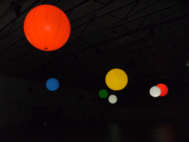 esfera color hinchable
