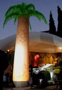 palmera hinchable - 6 m