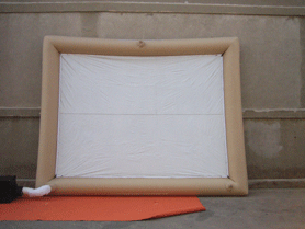 pantalla hinchable
