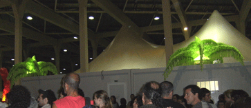 plantas hinchables con luz