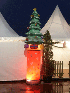 columna tematica hinchable