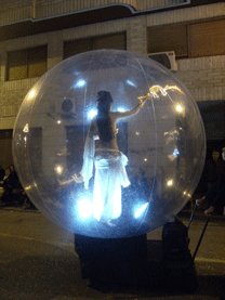 vitrina hinchable