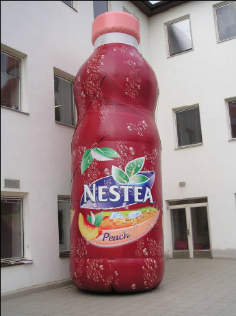 botella hinchable