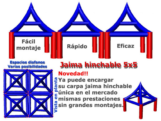 jaimas hinchables barcelona