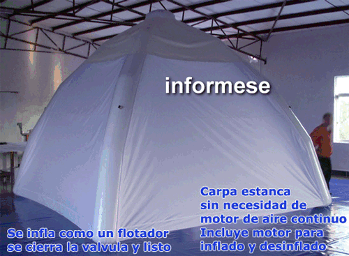 carpas hinchables