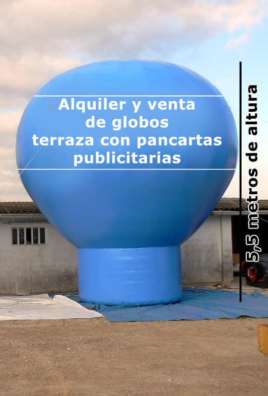 globos estáticos hinchables