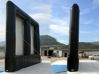 pantallas de cine hinchables barcelona