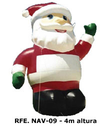 papa noel hinchable
