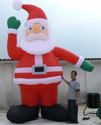 hinchables navideños