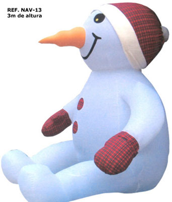 papa noel hinchable