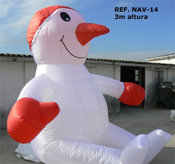 hinchable navidad