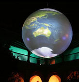 esfera hinchable iluminada